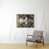 Ghost Nurse Spookily Kümmerte und whimsily verfolg Wandteppich (Beispiel (Horizontal))