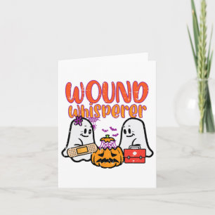 Ghost Nurse Wundflüsterer Halloween Nurse Fall S Karte