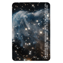 Ghost of Cassiopeia Scientist Quotation Magnet