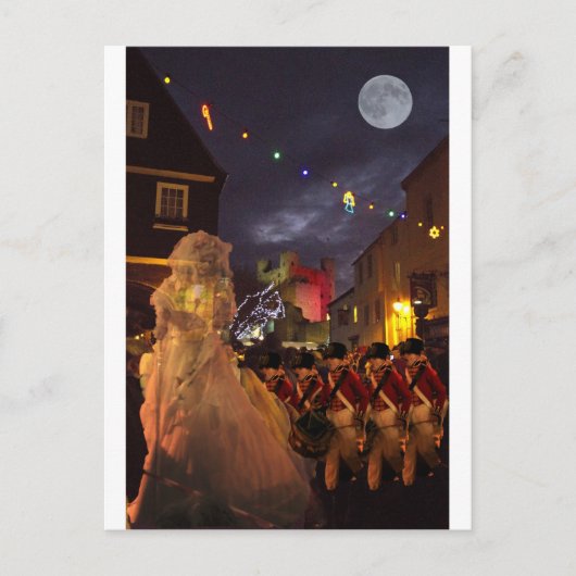 Ghost of Charles Dickens Past Postkarte (Vorderseite)