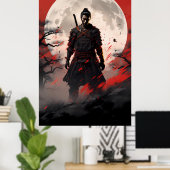 Ghost of Tsushima Samurai Poster (Heimbüro)