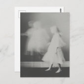 Ghost on Film Vintag Fotografie Postkarte (Vorne/Hinten)