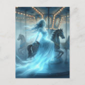 Ghost on the Carousel Postkarte (Vorderseite)