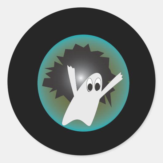 Ghost Out of Portal Sticker (Vorderseite)