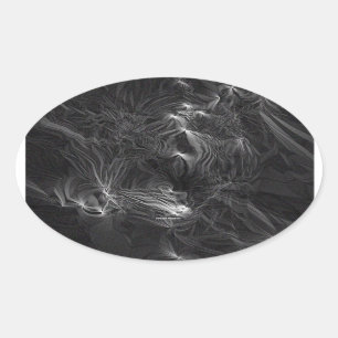 Ghost Ovaler Aufkleber