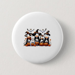 Ghost Owls Kühe Halloween Tiere Kuh Lover Spooky Button