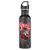 Ghost Papa Cupid Valentinstag Premium  Edelstahlflasche (Vorderseite)