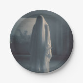 Ghost Paper Plate for Enjoying the Party Pappteller (Vorderseite)