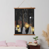 Ghost Parade Wandteppich Mit Holzrahmen (Schlafzimmer)