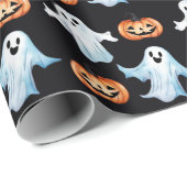 Ghost-Party Geschenkpapier (Rolleneckpunkt)