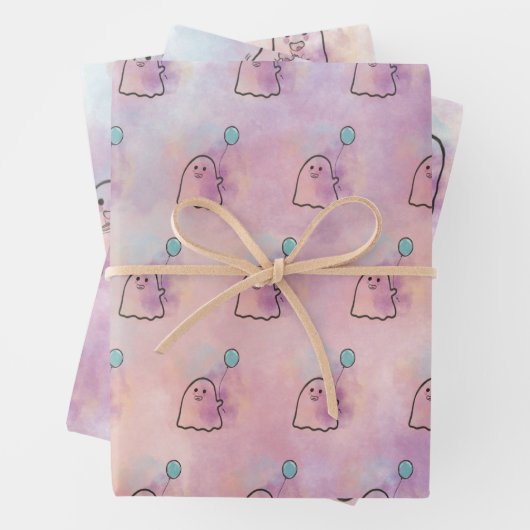 Ghost party  geschenkpapier set (Beispiel)