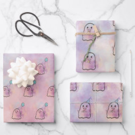 Ghost party geschenkpapier set
