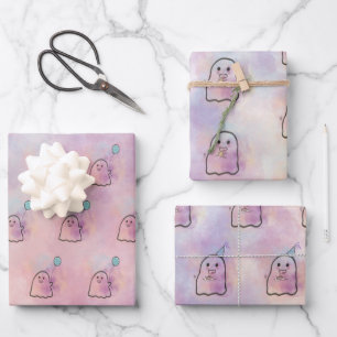Ghost party  geschenkpapier set
