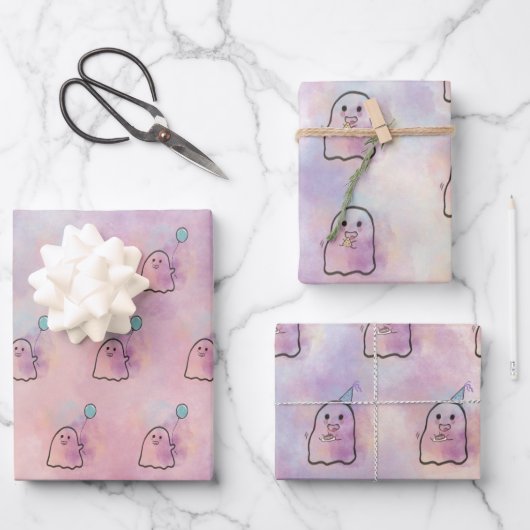 Ghost party  geschenkpapier set (Vorderseite)