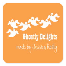 Ghost Party Halloween Backhafer, Orange