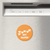 Ghost Party Halloween Magnet, Orange Magnet (In Situ (Geschirrspüler))