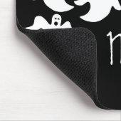 Ghost Party Halloween Mousepad, Black Mousepad (Ecke)