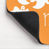 Ghost Party Halloween Mousepad, Orange Mousepad (Ecke)