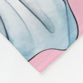 Ghost-Party in rosa Fleecedecke (Ecke)