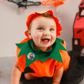 Ghost Party Kids Halloween Button