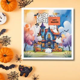 Ghost Party Kids Halloween Serviette