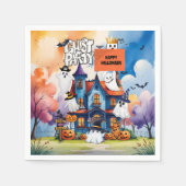Ghost Party Kids Halloween Serviette (Vorderseite)