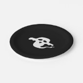 Ghost-Party-Platte Pappteller (Schrägansicht)