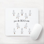 Ghost Pas De Boo-rée Ballet Dancer Spooky Hallowee Mousepad (Mit Mouse)