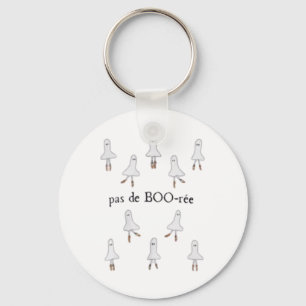 Ghost Pas De Boo-rée Ballet Dancer Spooky Hallowee Schlüsselanhänger