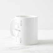 Ghost Pas De Boo-rée Llet Dancer Spooky Halloween Kaffeetasse (Vorderseite Links)