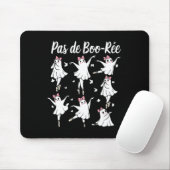 Ghost Pas De Boo-rée Llet Dancer Spooky Halloween Mousepad (Mit Mouse)