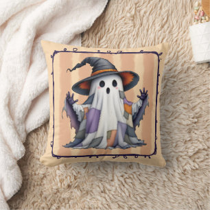 Ghost-Patchwork-Quilt mit HexenHat Kissen