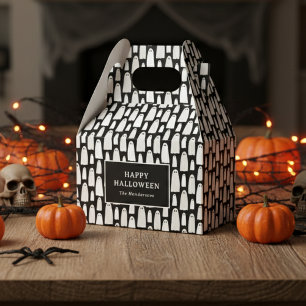 Ghost Pattern Halloween Geschenkschachtel
