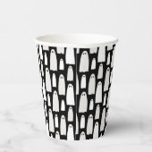 Ghost Pattern Halloween Pappbecher (Rechts)