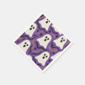 Ghost Pattern Halloween Serviette (Ecke)