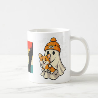 Ghost Pembroke Welsh Corgi Dog Lover Halloween Men Kaffeetasse