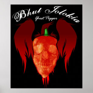 Ghost Pepper $24,95 Art Poster