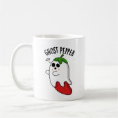 Ghost Pepper Funny Chili Pun Kaffeetasse (Links)