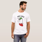 Ghost Pepper Funny Chili Pun T-Shirt (Vorne ganz)