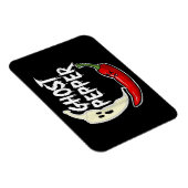 Ghost Pepper Funny Spicy Hot Halloween Ghost Peppe Magnet (Rechte Seite)