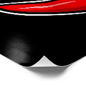 Ghost Pepper Funny Spicy Hot Halloween Ghost Peppe Poster (Ecke)