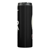 Ghost Pepper Funny Spicy Hot Halloween Ghost Peppe Thermosbecher (Rückseite)