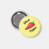 Ghost Pepper Magnet (Vorderseite/Rückseite)