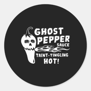 Ghost Pepper Sauce Taint-tingling Hot Runder Aufkleber