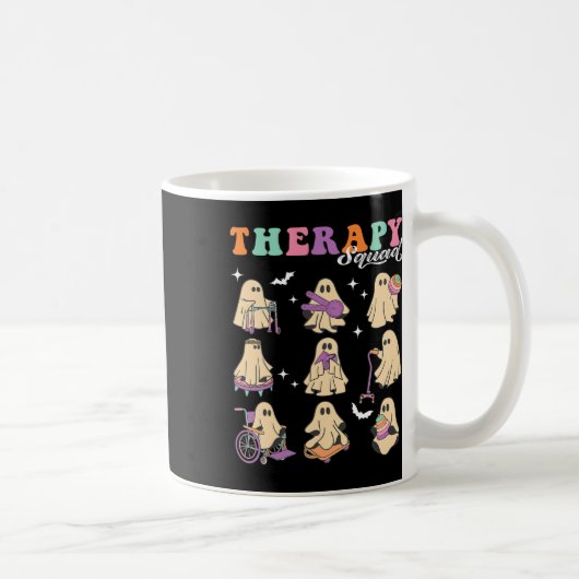 Ghost Physical Therapy Squad Slp Ot PT Team Hallow Kaffeetasse (Rechts)