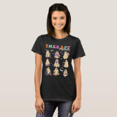 Ghost Physical Therapy Squad Slp Ot PT Team Hallow T-Shirt (Vorne ganz)