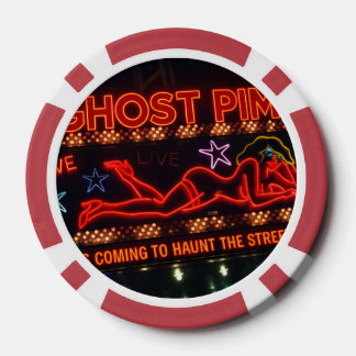 Ghost Pimp Classic Spielkarten Pokerchips
