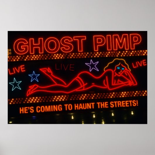 Ghost Pimp Filmplakat Poster (Vorne)
