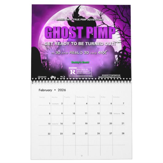 Ghost Pimp-Kalender Kalender (Feb 2026)