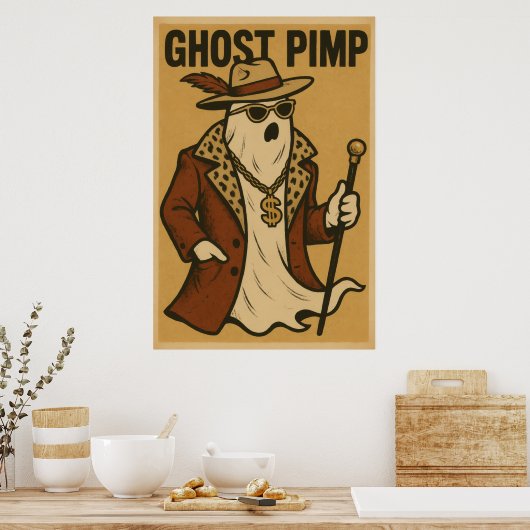 Ghost Pimp Poster (Küche)